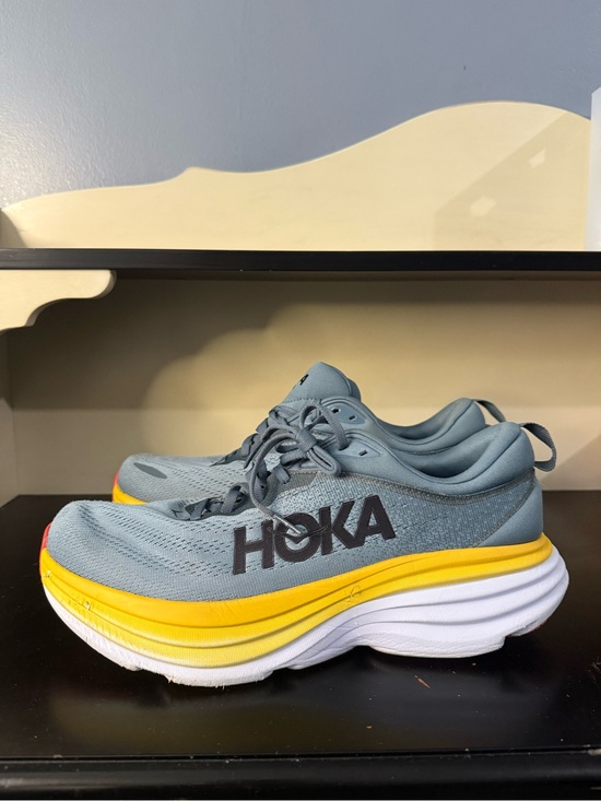 Hoka Other - Hoka Men's Gray and Yellow Running Sneakers